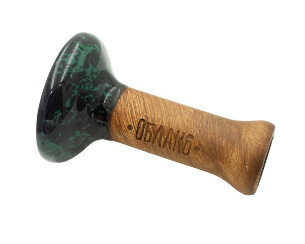 Чаша Облако Glaze Phunnel M - Черно-зеленый мрамор