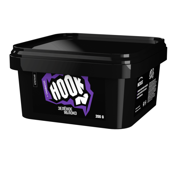 Hook 200 гр, Зелёное Яблоко 