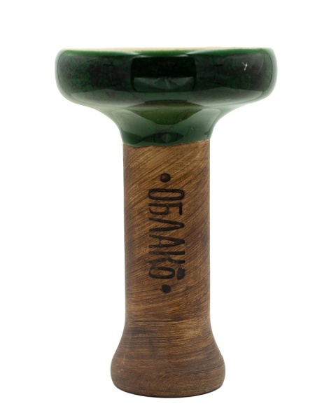 Чаша Облако Glaze Black - Зелёный черный мрамор