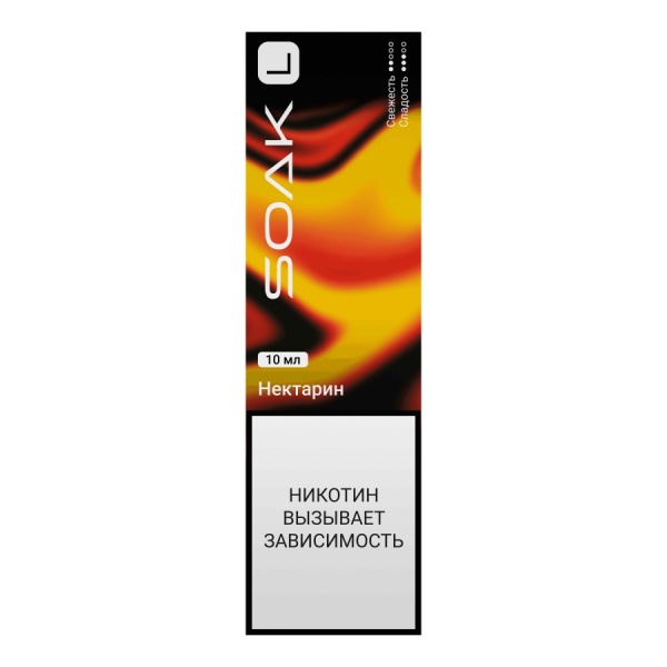 SOAK L 10 мл - Nectarine (Нектарин) 20 мг