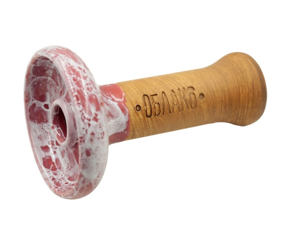 Чаша Облако Glaze Phunnel L - Малиново-белый мрамор