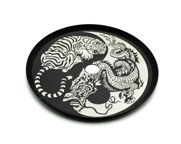 Дизайнерское блюдце плоское Alpha Hookah 05