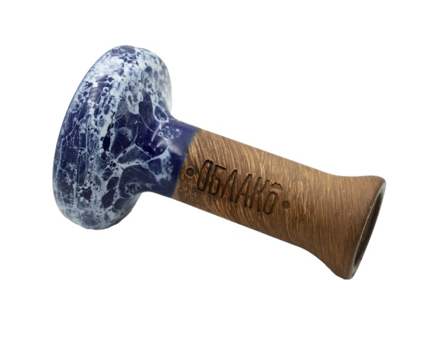 Чаша Облако Glaze Black - Синий Мрамор