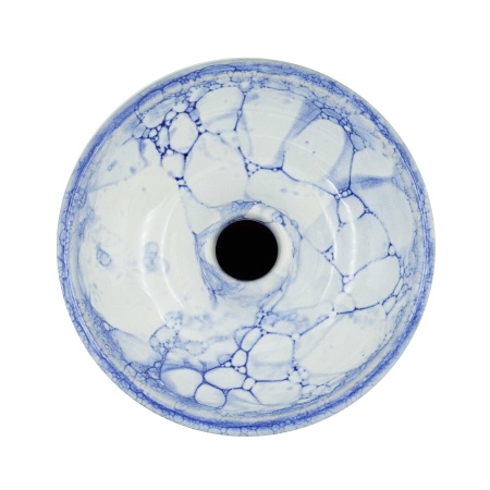 Чаша Облако Glaze Phunnel M - Бело-голубой мрамор