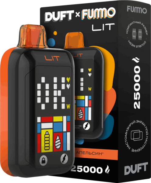 DUFT x FUMMO LIT 25000 Персик Апельсин