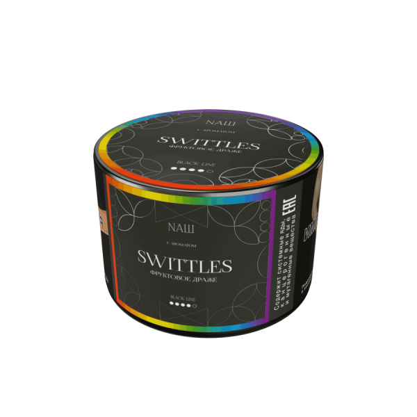 NAШ Black Фруктовое драже (Swittles), 40 гр