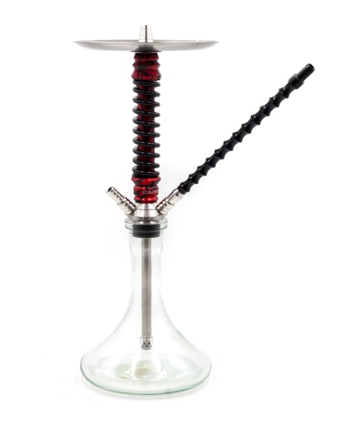 Кальян Coilovers Mini Красный сплеш НЕРЖ
