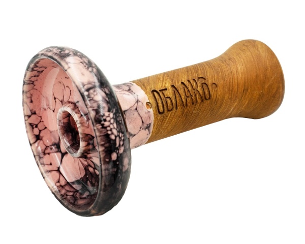 Чаша Облако Glaze Phunnel L - Розовый черный мрамор 