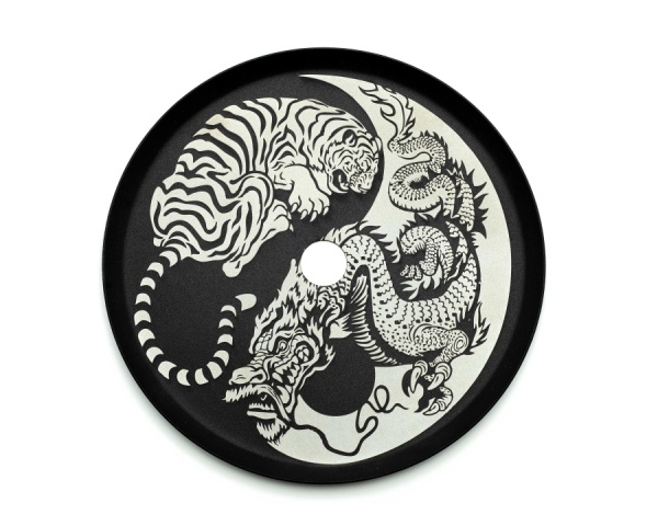 Дизайнерское блюдце плоское Alpha Hookah 05