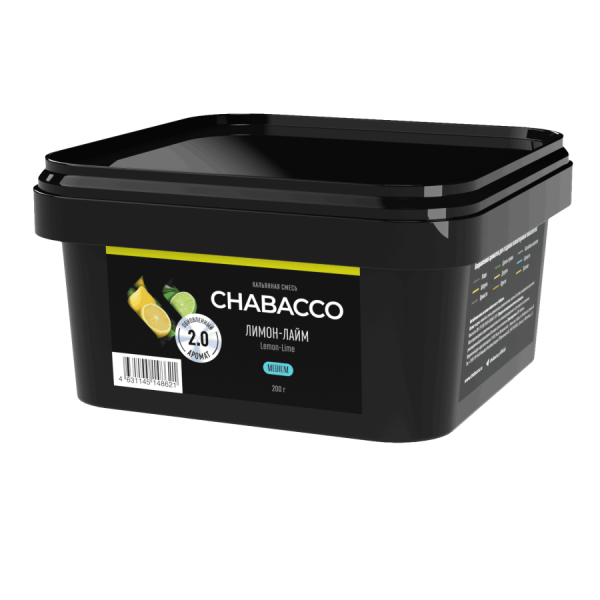 Chabacco Medium Lemon-Lime 2.0 (Лимон-Лайм), 200 гр