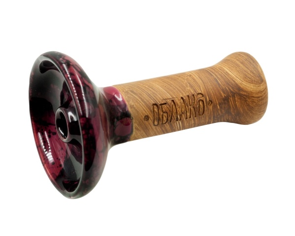 Чаша Облако Glaze Phunnel M - Малиново-черный мрамор