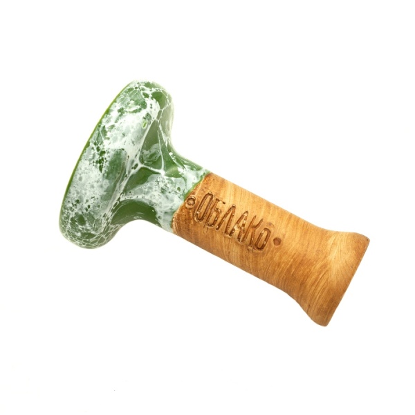 Чаша Облако Glaze Black - Зелёный мрамор