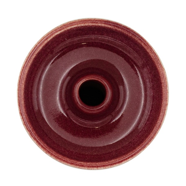 Чаша Форма Фанел Глазурь белый / красный 