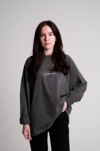 Лонгслив HH белый, дроп №2 (размер L)