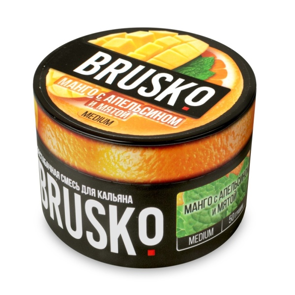Brusko Medium Манго с Апельсином и Мятой 50 гр