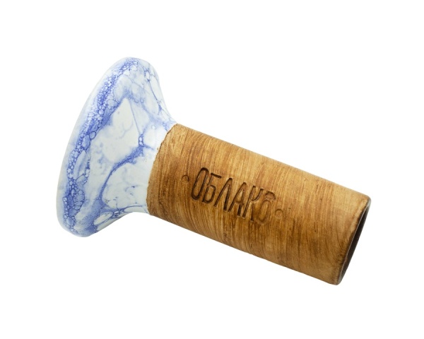 Чаша Облако Flow - Синий/Сине-белый мрамор