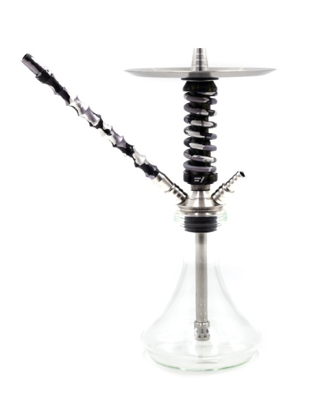 Кальян Coilovers Micro Оливковый сплеш - серый камуфляж НЕРЖ