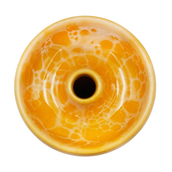 Чаша Облако Glaze Phunnel M - Оранжево-белый мрамор