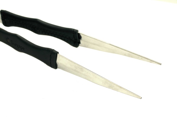 Щипцы Sunpipe Samurai Хром + чёрная кожа