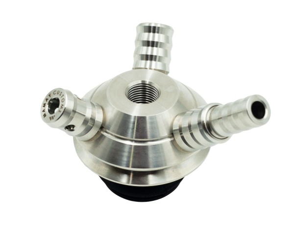 Кальян Coilovers Micro Золотой сплеш - синий сплеш НЕРЖ