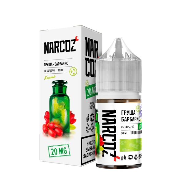 NARKOZ Salt 30мл, Груша Барбарис Кислый