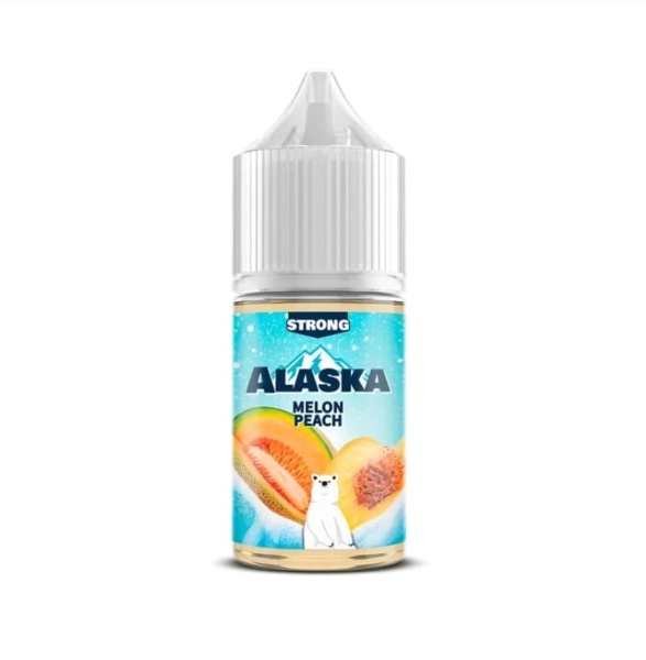 Alaska SALT STRONG Melon Peach / Охлажденный микс из дыни и персика, 20 - 30мл