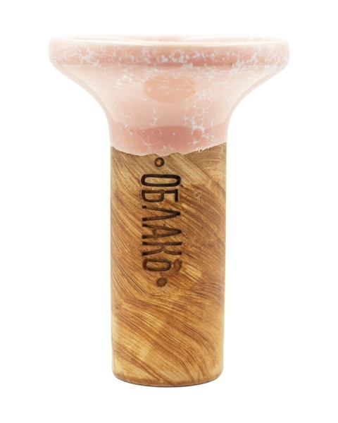 Чаша Облако Flow - Черный/Розово-белый мрамор