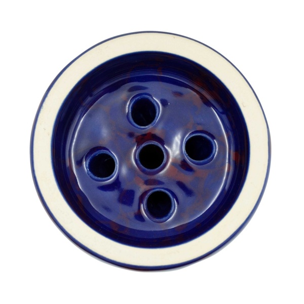 Чаша Облако Glaze Black - Сине-красный мрамор