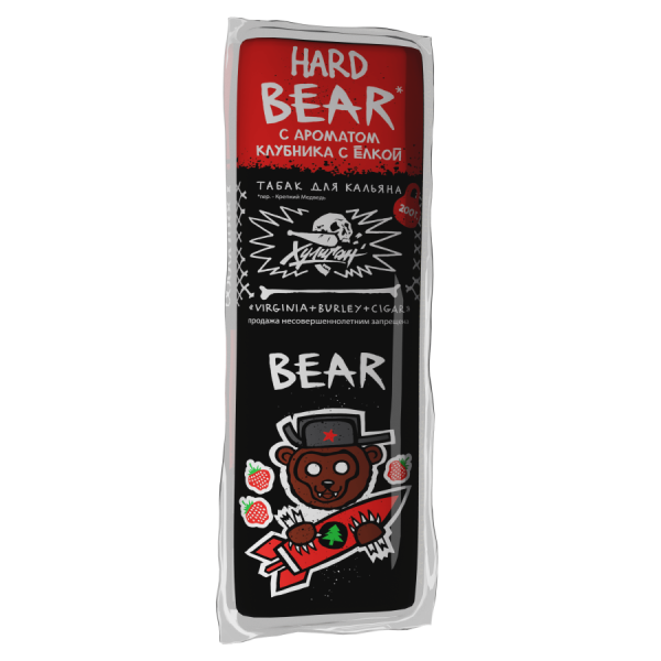 HLGN Hard - BEAR (Клубника с елкой), 200 гр