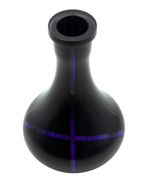 Колба Vessel Glass Капля Полоски фиолетовые