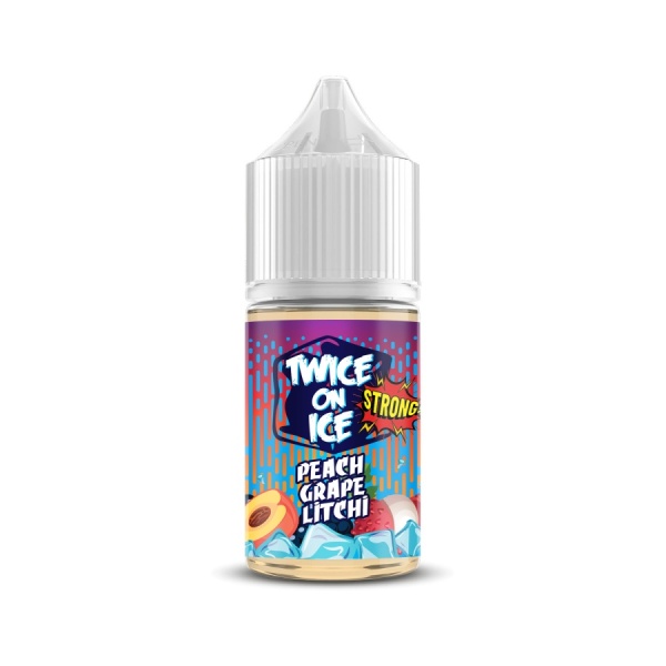 Twice On Ice Salt Strong 20 Peach Grape Litchi 30 мл
