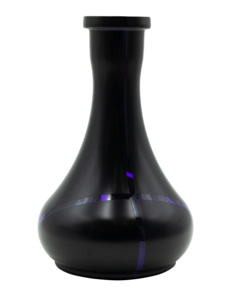 Колба Vessel Glass Капля Полоски фиолетовые