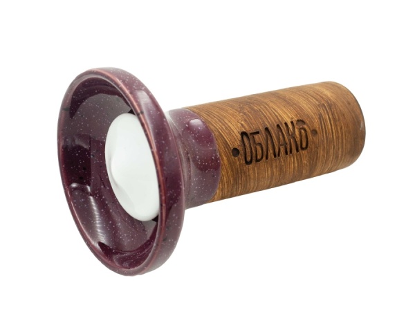 Чаша Облако Flow - Белый/Фиолетовый в точку