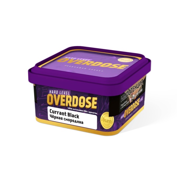 Overdose Currant Black (Чёрная смородина), 200 гр