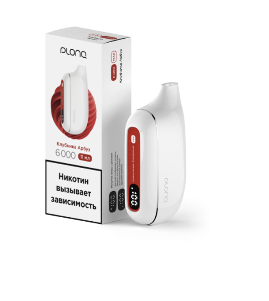 Plonq MAX (до 6000 затяжек) вкус Клубника Арбуз