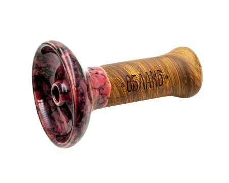 Чаша Облако Glaze Phunnel M - Розовый черный мрамор