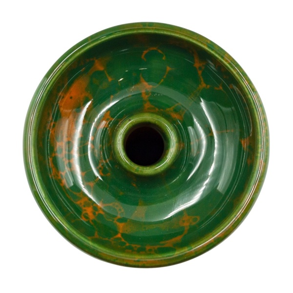 Чаша Облако Glaze Phunnel M - Темно-зеленый-оранжевый мрамор