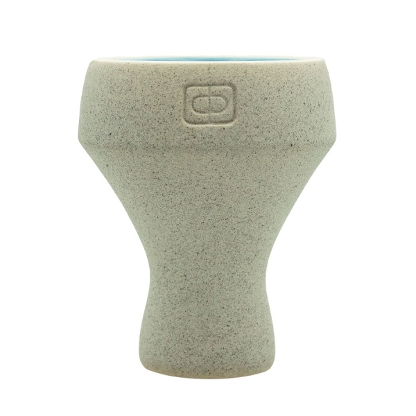 Чаша Форма Турка Бетон Серый / Голубой