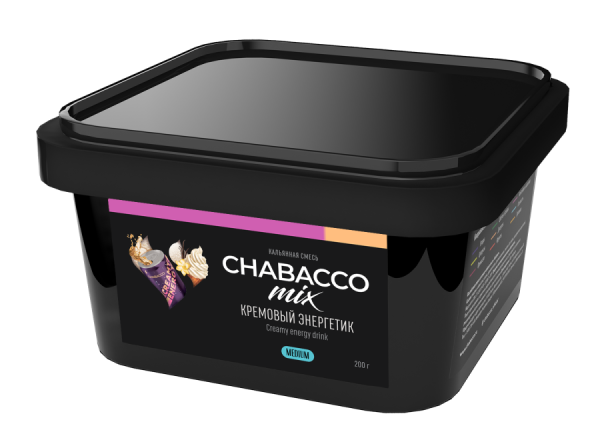 Chabacco Mix Creamy energy drink (Кремовый энергетик), 200 гр