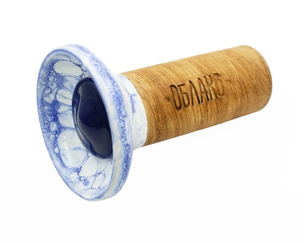 Чаша Облако Flow - Синий/Сине-белый мрамор