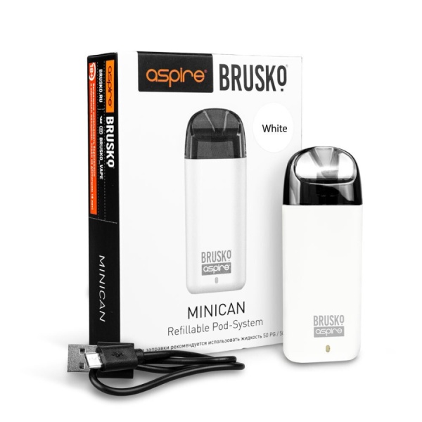 BRUSKO MINICAN 350 mAh Белый