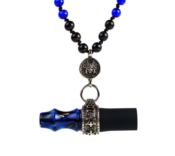 Мундштук Индивидуальный/персональный Japona Samurai Beads Blue