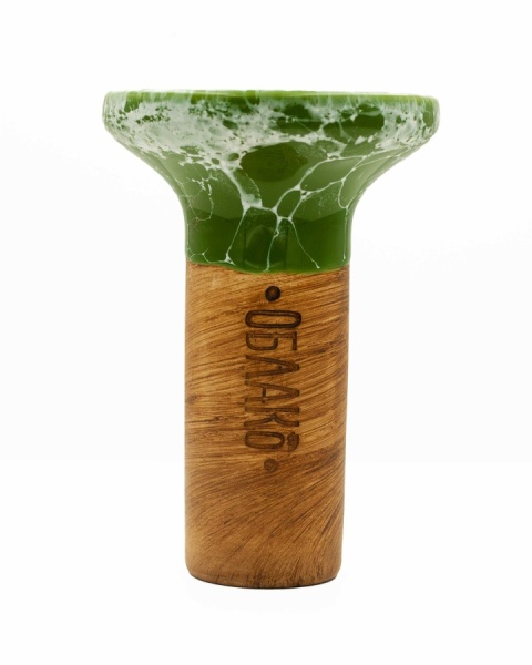 Чаша Облако Flow - Белый/Зелено-белый мрамор