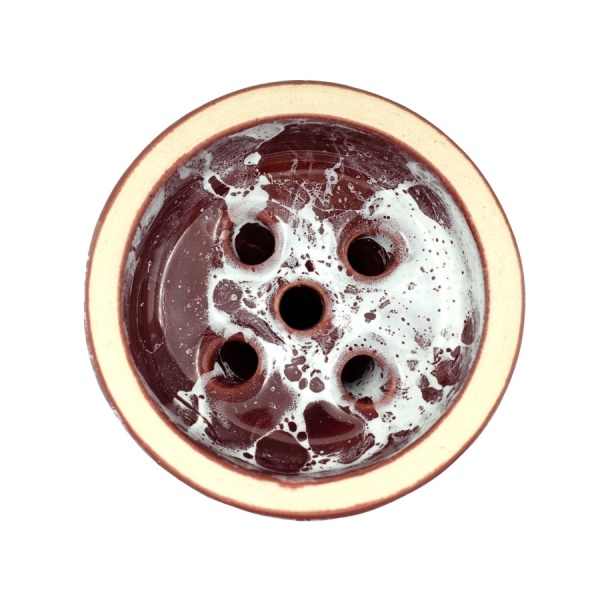 Чаша Облако Glaze Black - Коричневый мрамор