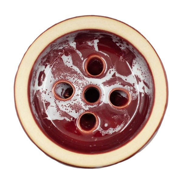 Чаша Облако Glaze Black - Вишнево-белый мрамор