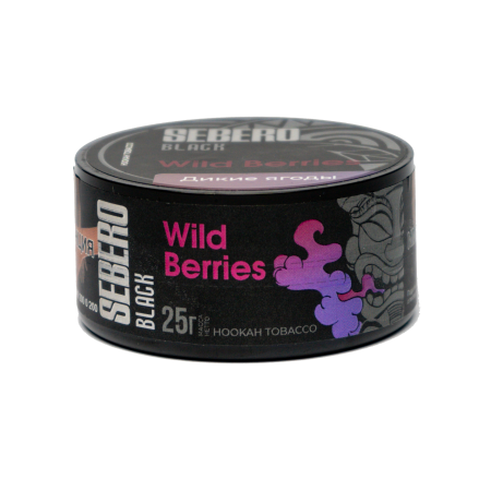 Sebero Black с ароматом Дикие ягоды (Wild Beries), 25 гр