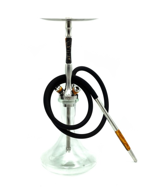 Кальян UNION Fibonacci Гибрид, черный-золото (без колбы)