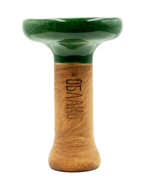 Чаша Облако Glaze Phunnel L - Темно-зеленый-желтый мрамор