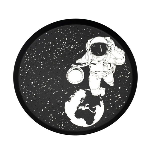 Дизайнерское блюдце плоское Alpha Hookah 12