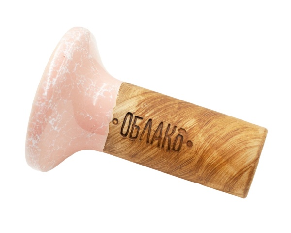 Чаша Облако Flow - Черный/Розово-белый мрамор